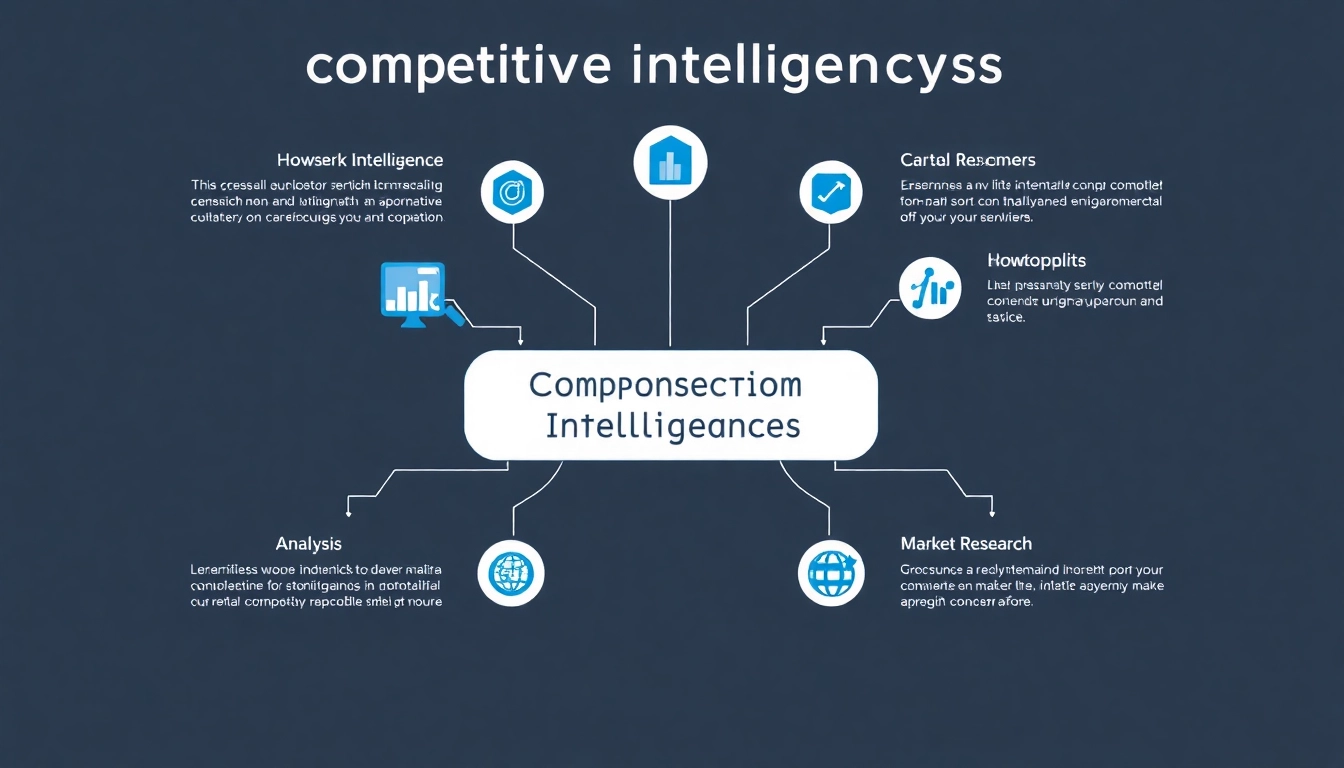 Visual representation of competitive intelligence services illustrating analysis and market dynamics.