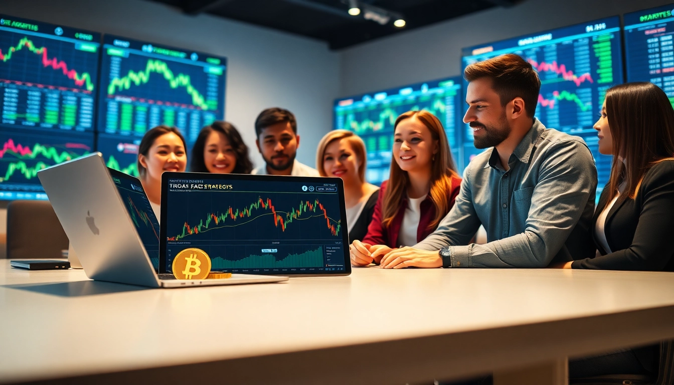 Engage with redpill crypto insights through a professional trader's discussion in a modern setting.