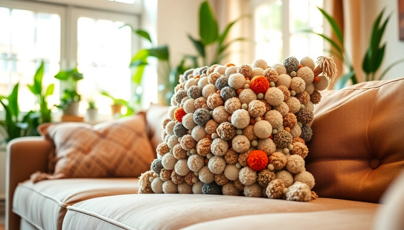 Elevate Your Décor with Exclusive Pompom Cushions – Shop at Labboho