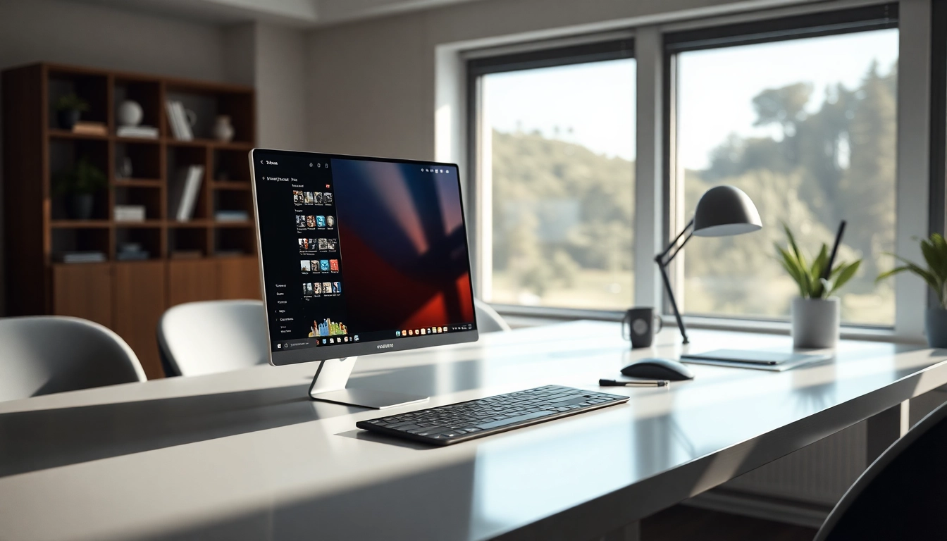 View the quickq官网 desktop application interface showcasing its user-friendly design and sleek features.