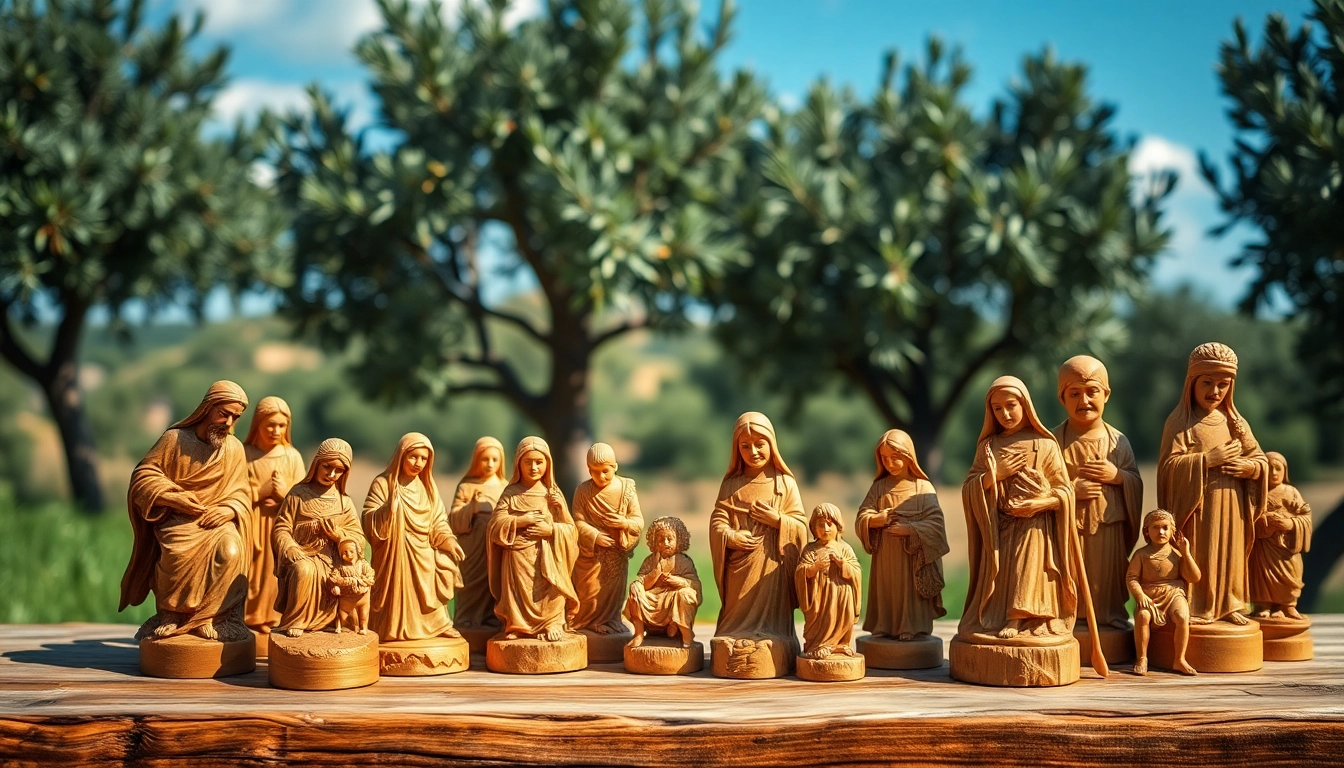 Artistry in Olive Wood Carvings: The Legacy of Holy Land Craftspeople