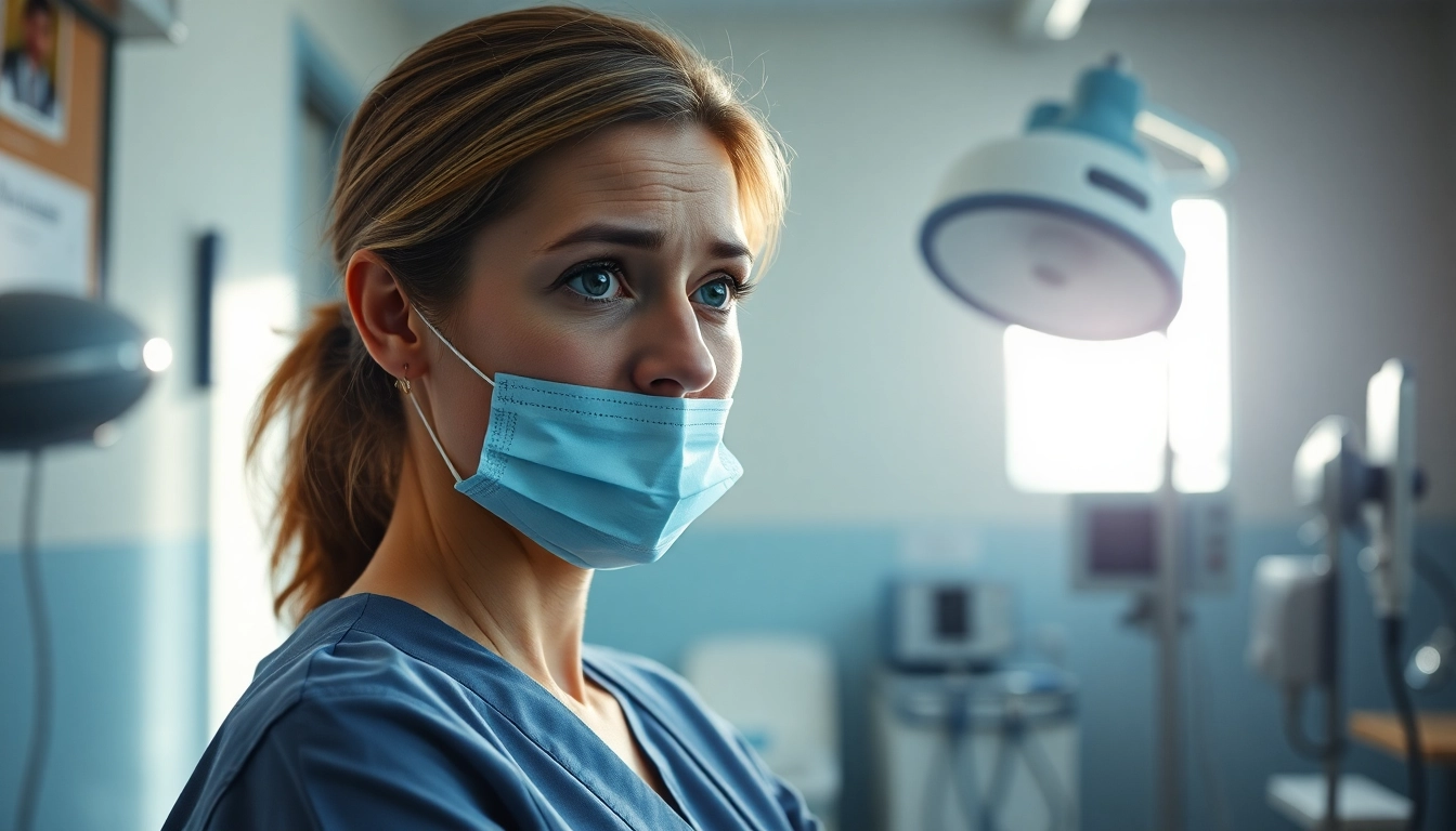 Addressing problems with VDAP for Alabama Nurses, a nurse contemplates a difficult decision in a medical setting.