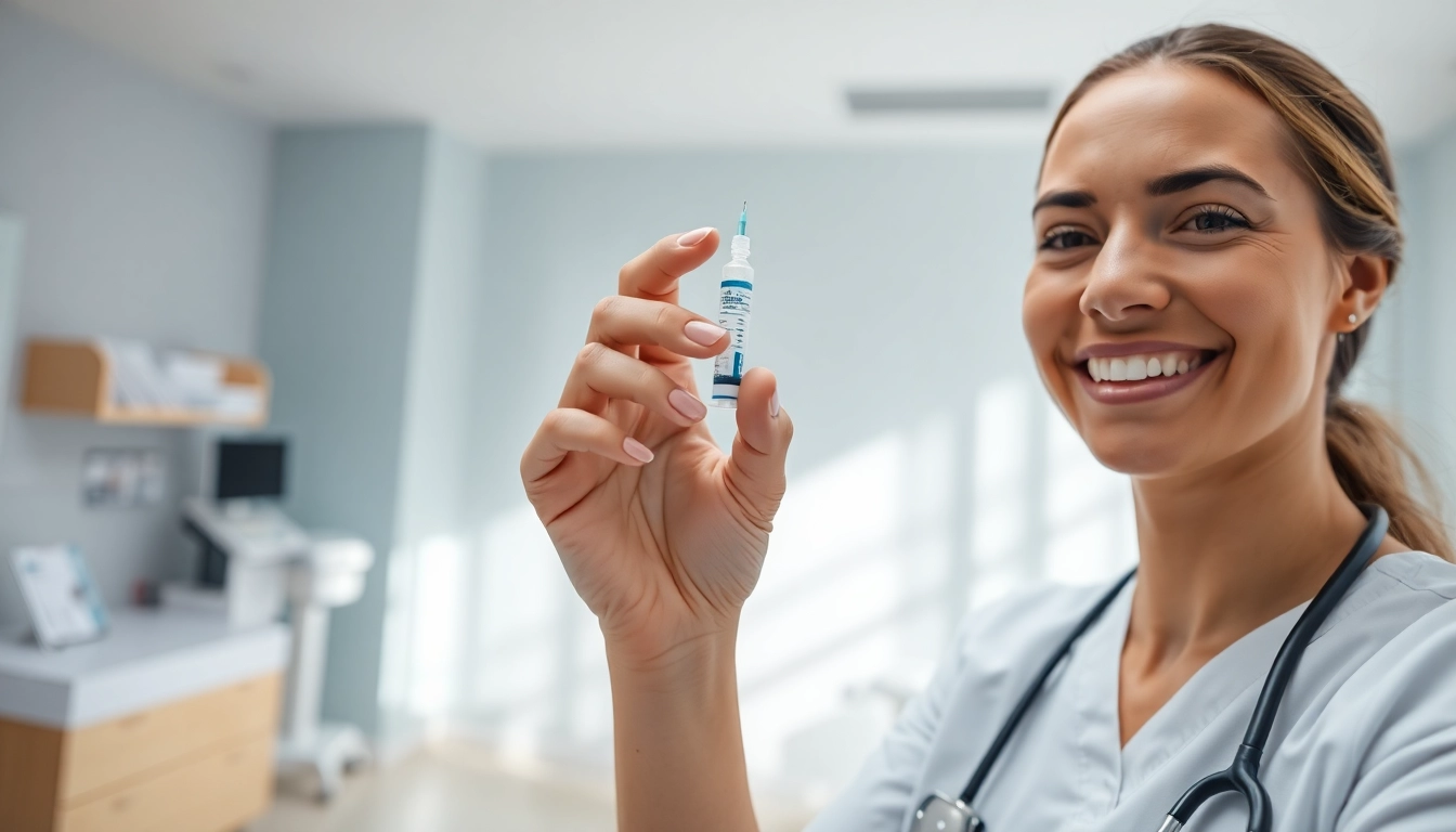 Administering Testosterone shots in a healthcare setting by a trained professional.